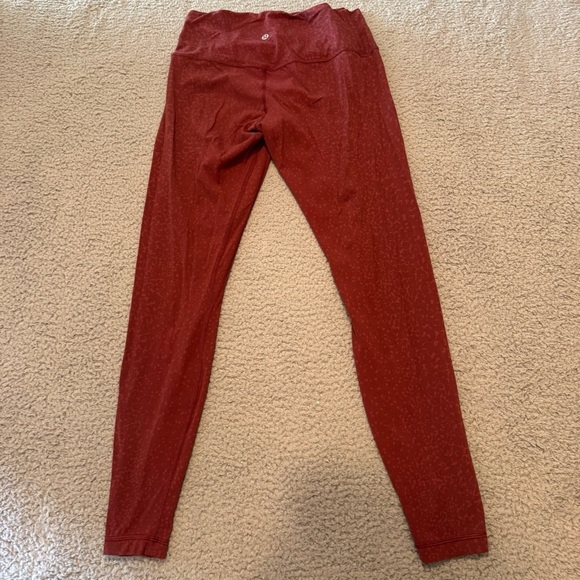 Lululemon Align Pant 28" *Engineer Print City Camo Chianti Multi Align Pant SZ10 - Picture 2 of 11